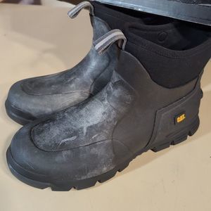 Cat Caterpillar Stormers 6" Waterproof Rubber Black‎ Boot Mens 13